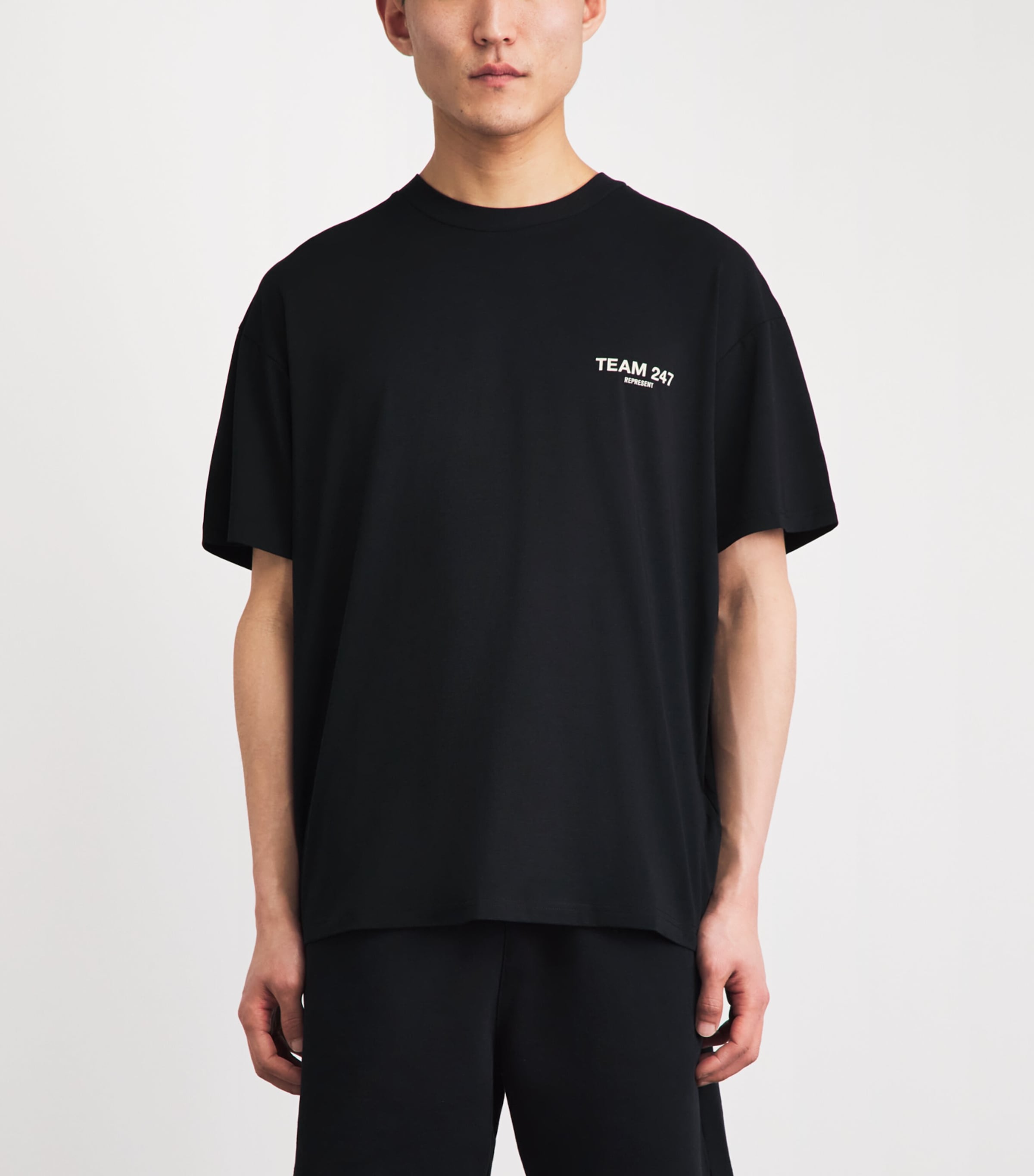 Represent 247 Mens Team 247 T-Shirt Jet Black Image 4