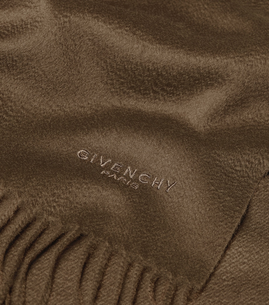 Givenchy Cashmere Logo Scarf Image 2