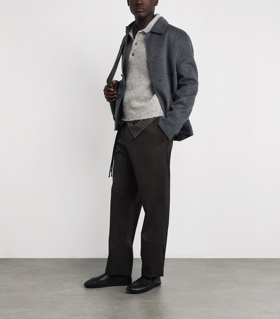 Wool-Cashmere Overshirt 055 - GRIS CHINE Image 2