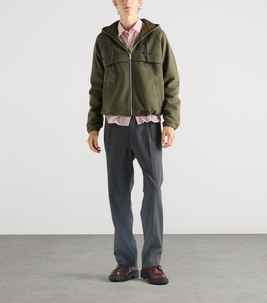 Technical Hooded Blouson Jacket F0161 Image 2