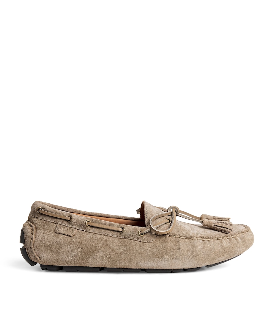 Suede Anders Driving Shoes BROWN Image 1