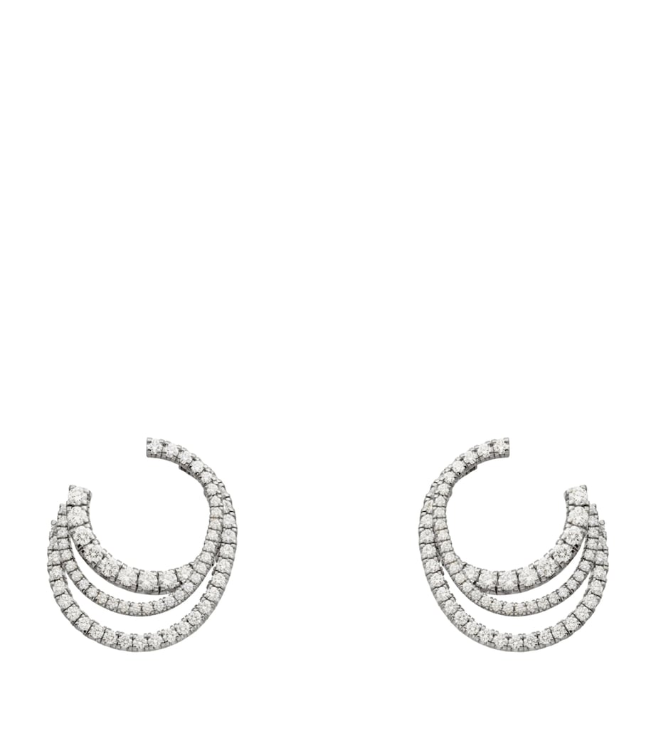 Cartier White Gold Diamond Etincelle de Cartier Hoop Earrings White Gold Image 1