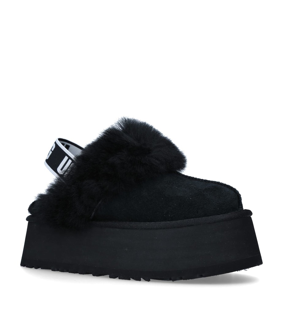 Funkette Flatform Slippers BLACK Image 3