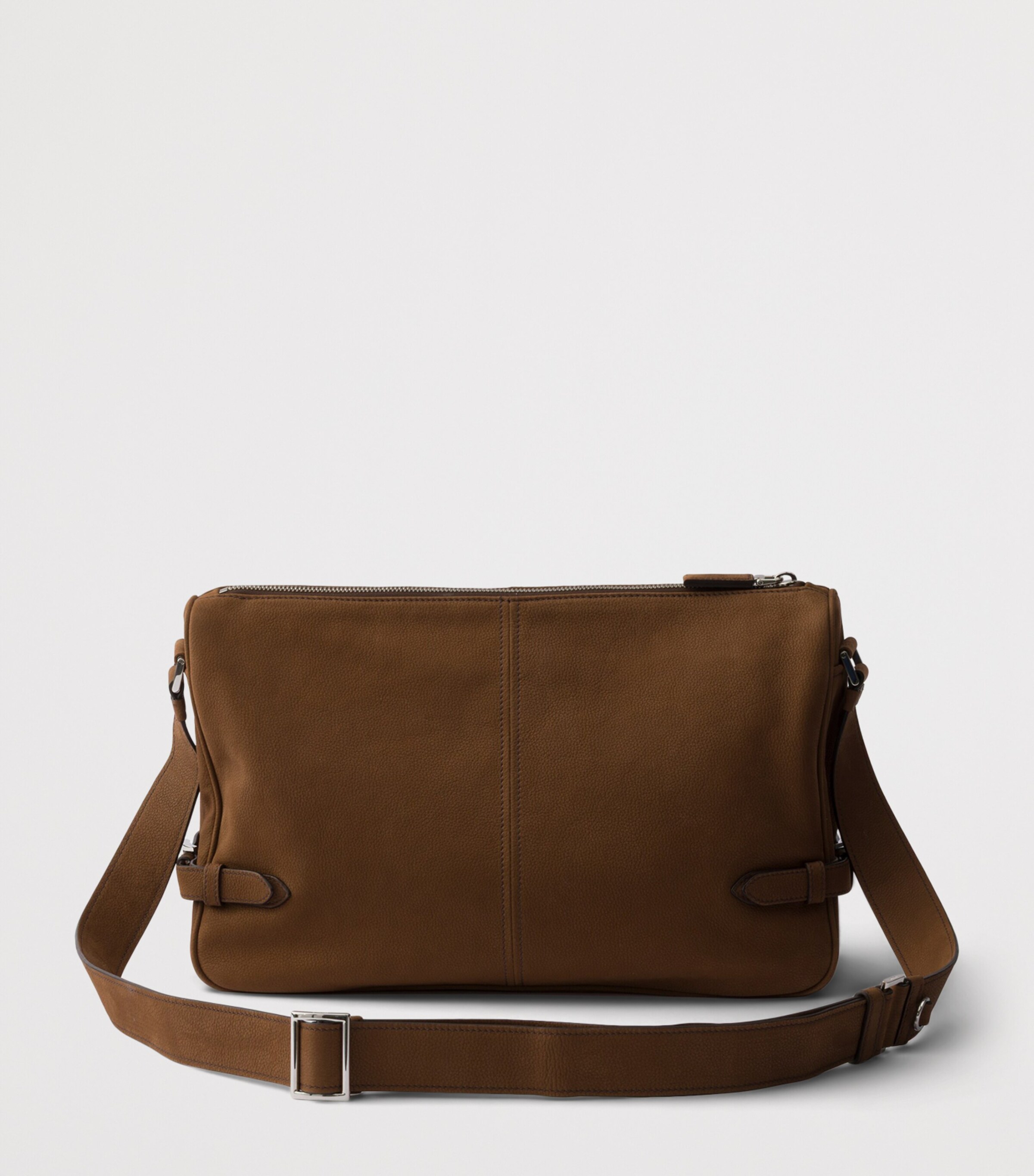 Prada Leather Satchel Brown Image 3