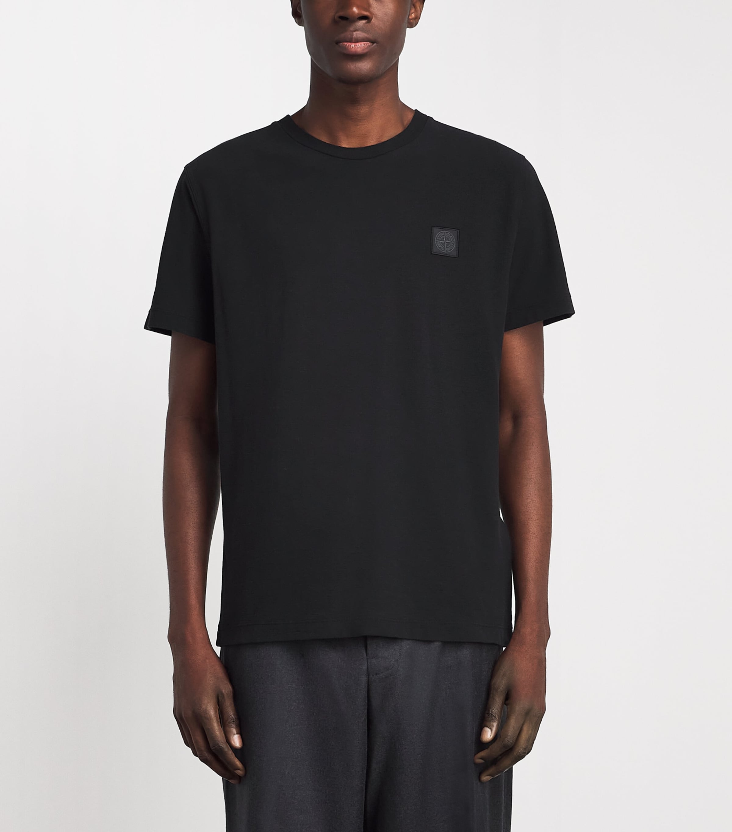 Stone Island Mens Organic Cotton Ghost T-Shirt Image 4