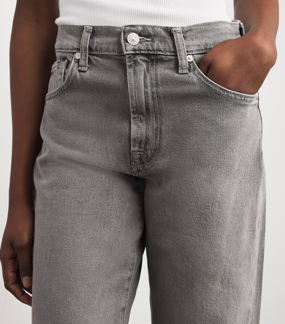 Tess High-Rise Straight Jeans STEEL Image 6