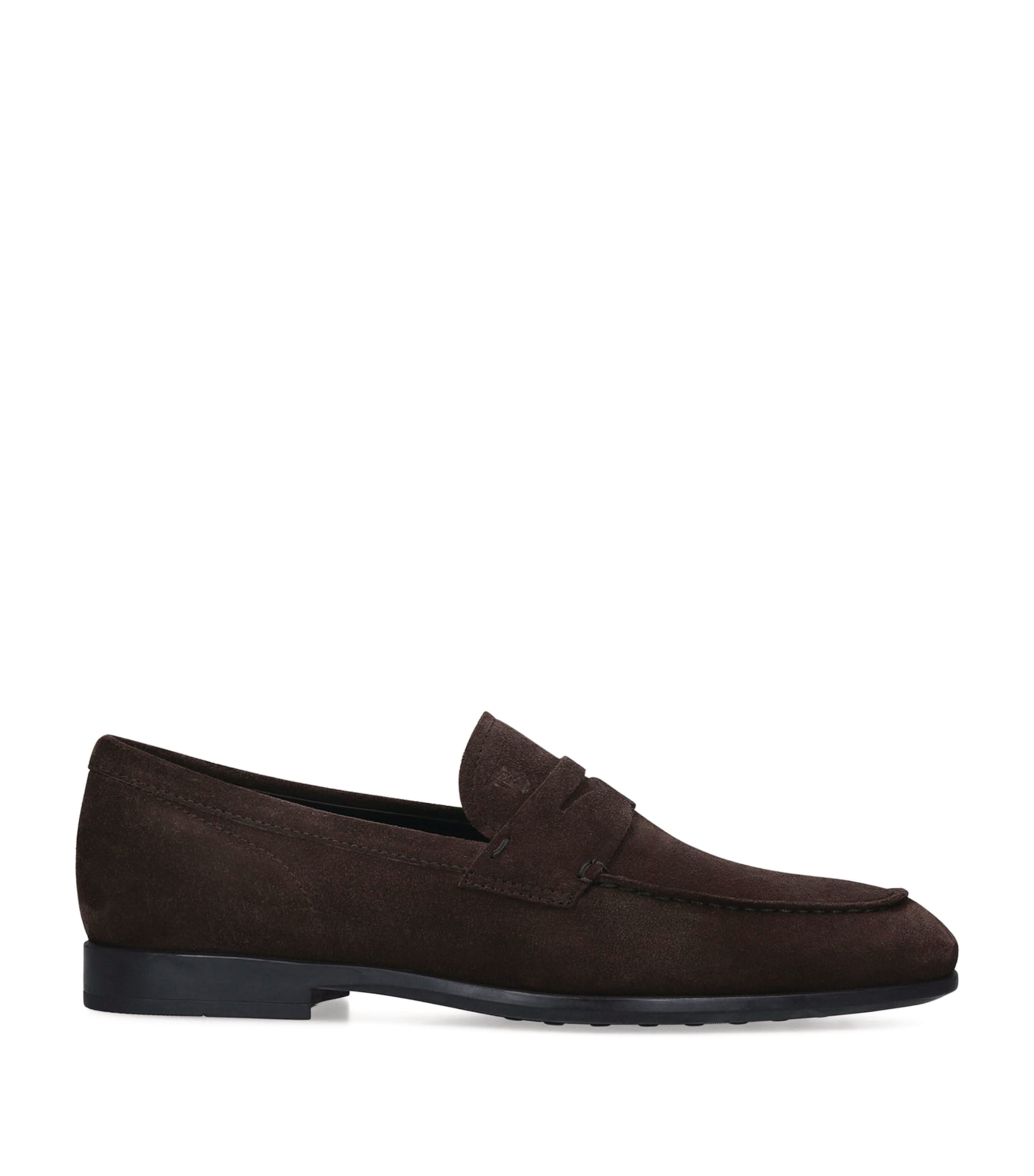 Suede Gomma Leggero Loafers DARK BROWN Image 3