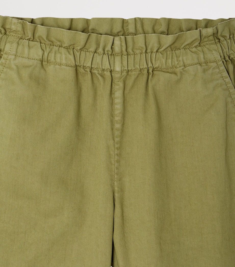 Bonpoint Cotton July Straight Trousers (10-14 Years) Olive Image 3