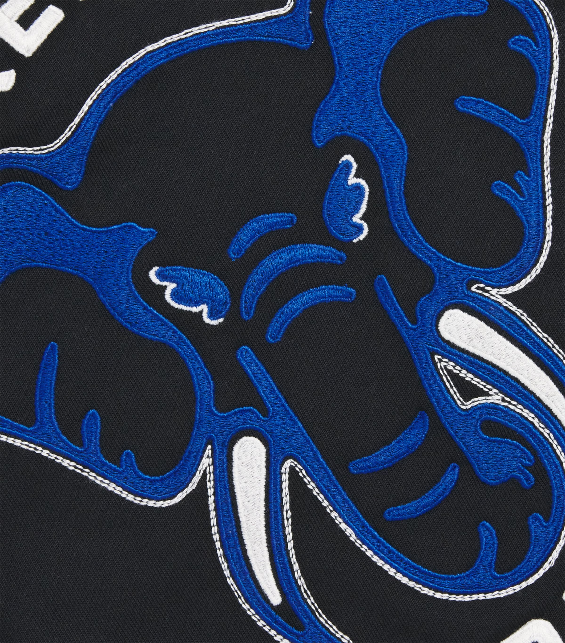 Cotton Elephant Hoodie (2-14 Years) BLACK Image 3