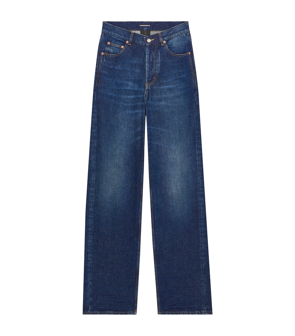 Saint Laurent V-Waist Baggy Jeans