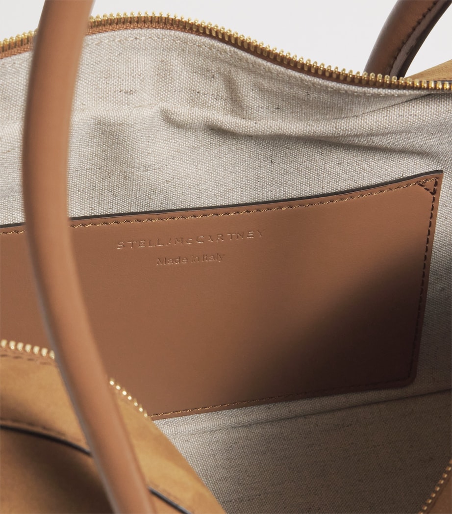 Vegan Suede Ryder Shoulder Bag 5742 BRANDY Image 4