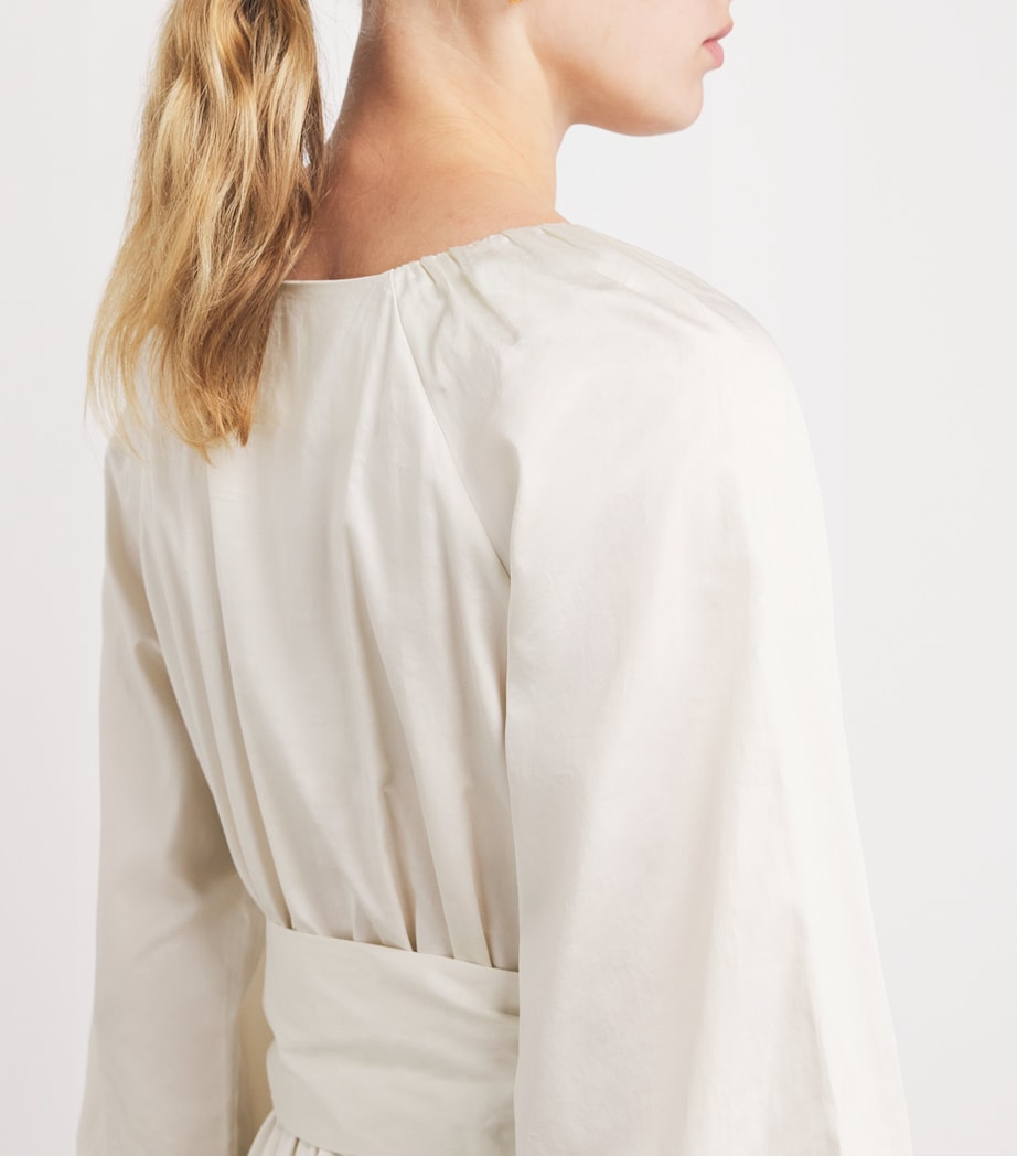 Cotton Bellan Maxi Dress IVORY Image 6