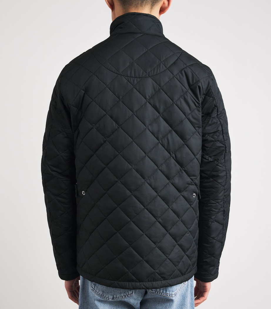 Barbour Mens Chelsea Sportsquilt Jacket Navy Image 5