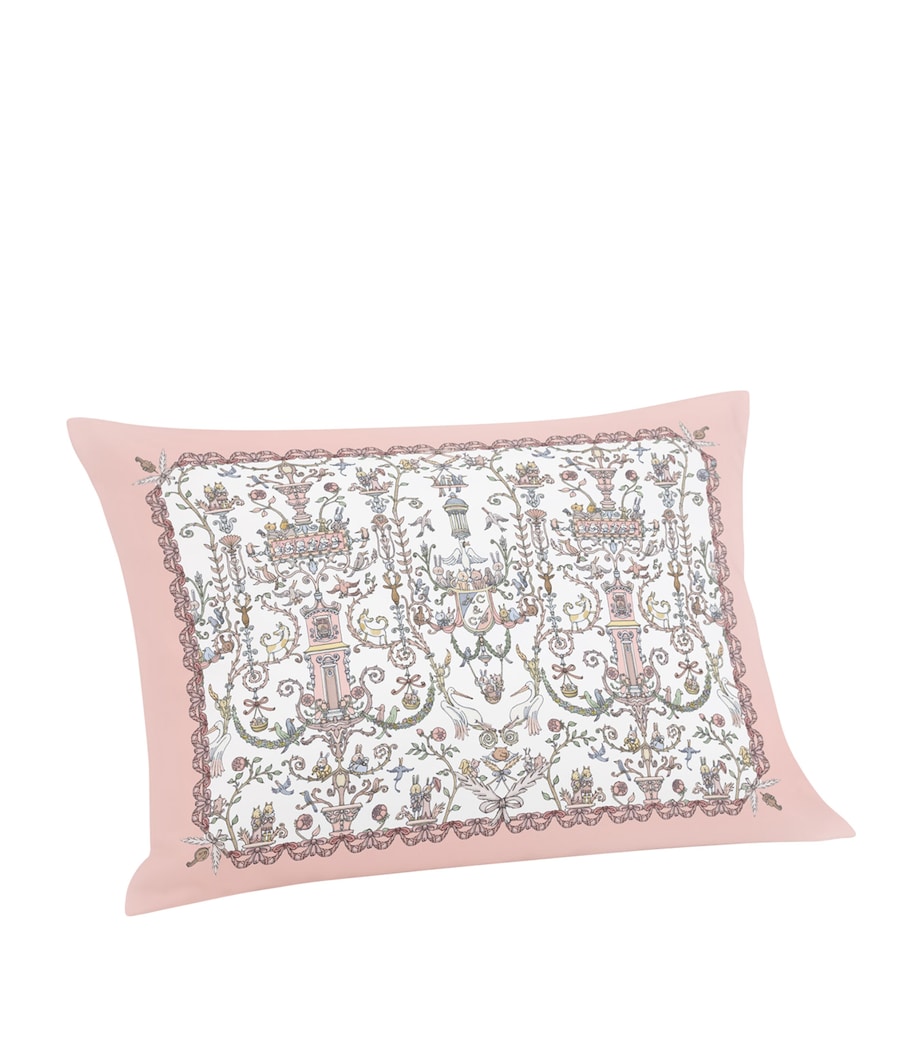 x Caitlin Wilson Toile de Jouy Cushion PINK Image 1