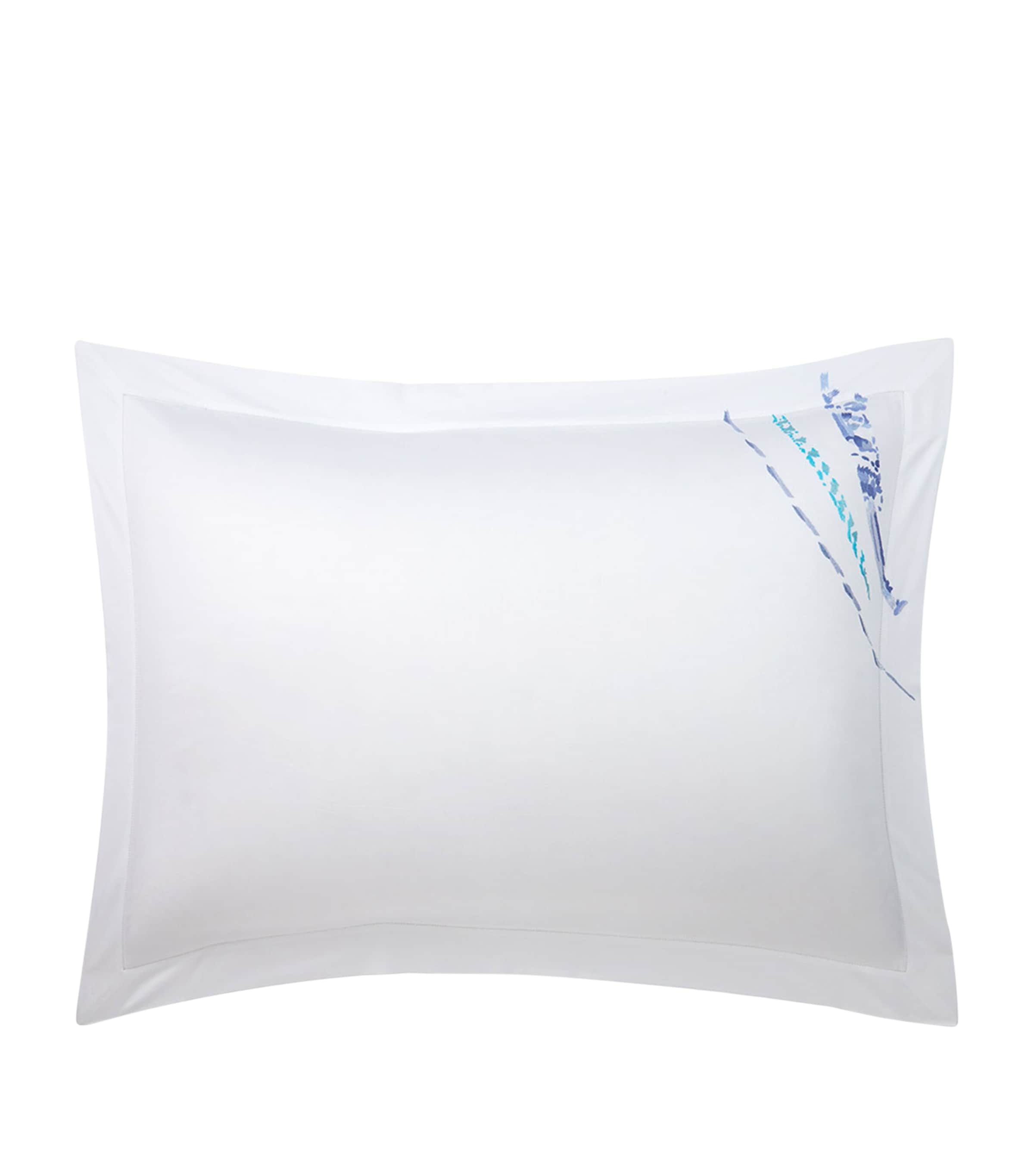 Yves Delorme Couture Pima Cotton Abysses King Oxford Pillowcase Pair (50cm x 90cm) Image 2