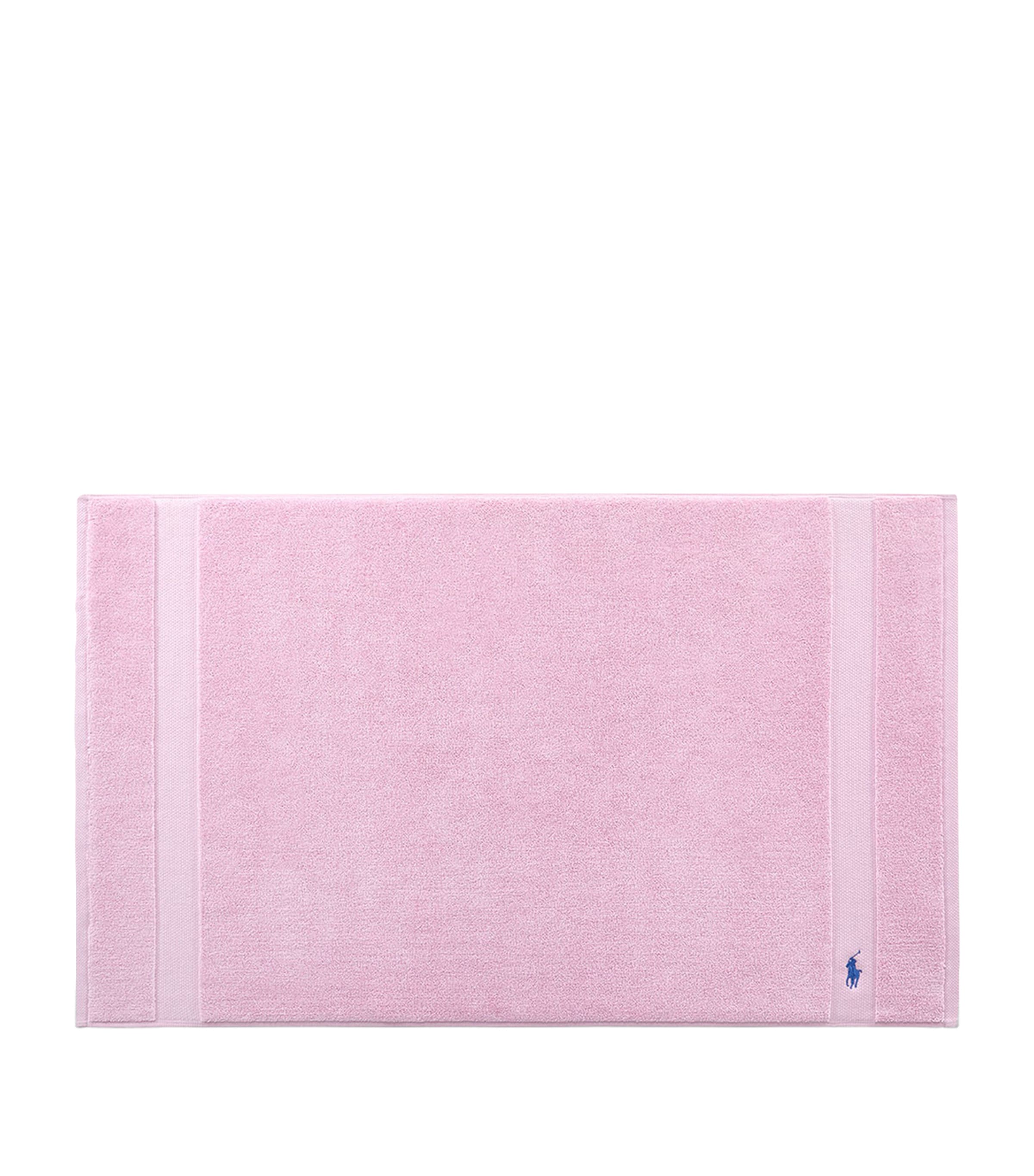 Shop Ralph Lauren Polo Player Bath Mat In Pink