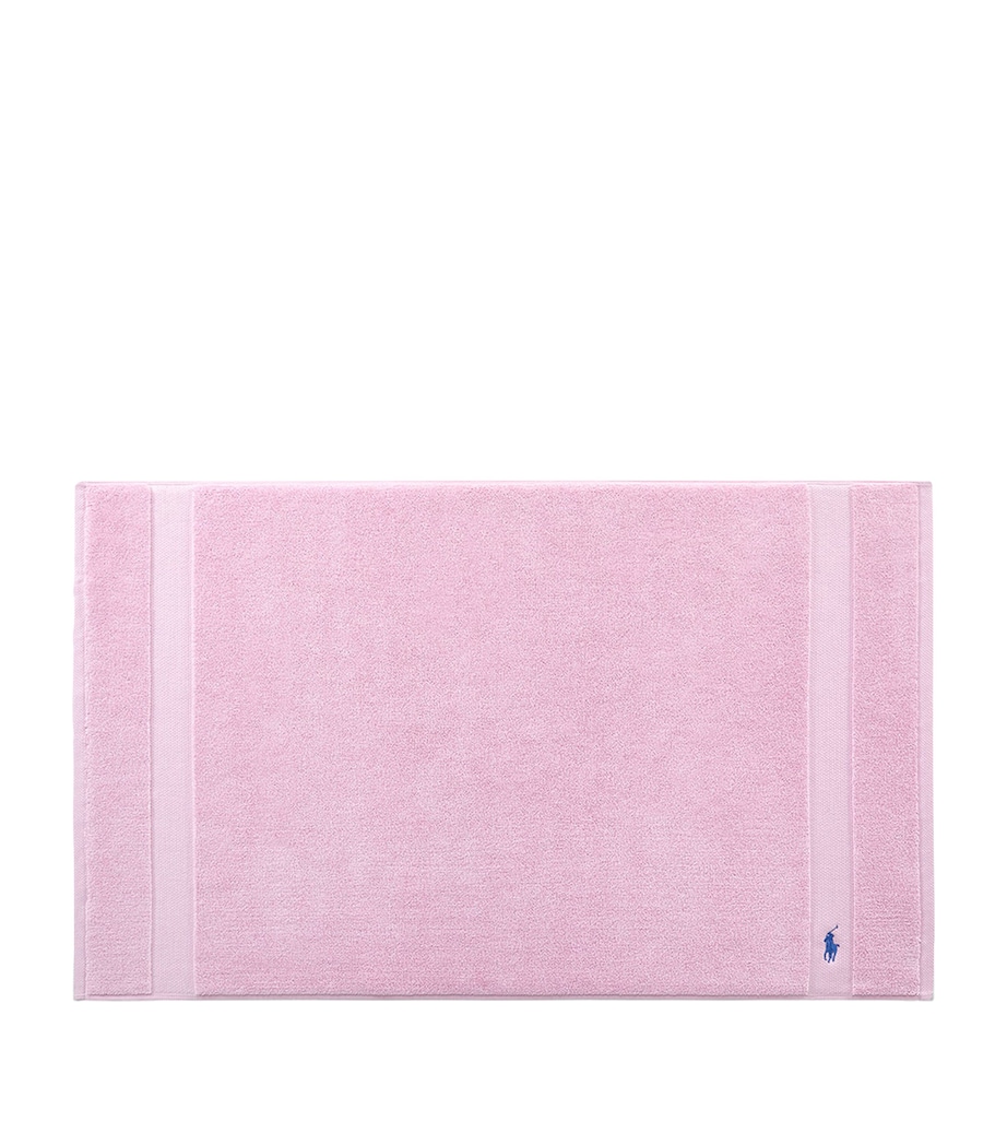 Polo Player Bath Mat (55cm x 90cm) CARMEL PINK Image 1