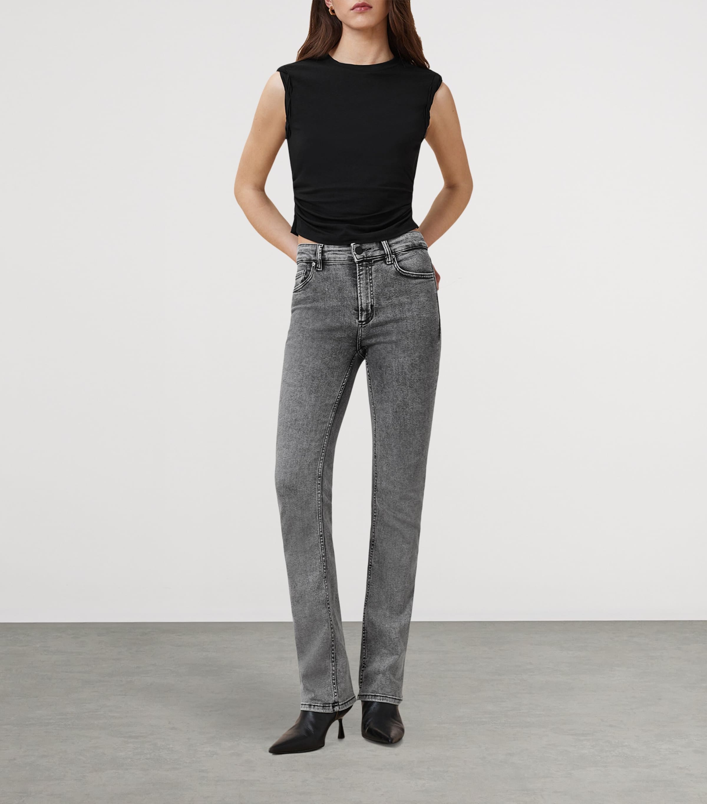 Cotton-Modal West Tank BLACK Image 3