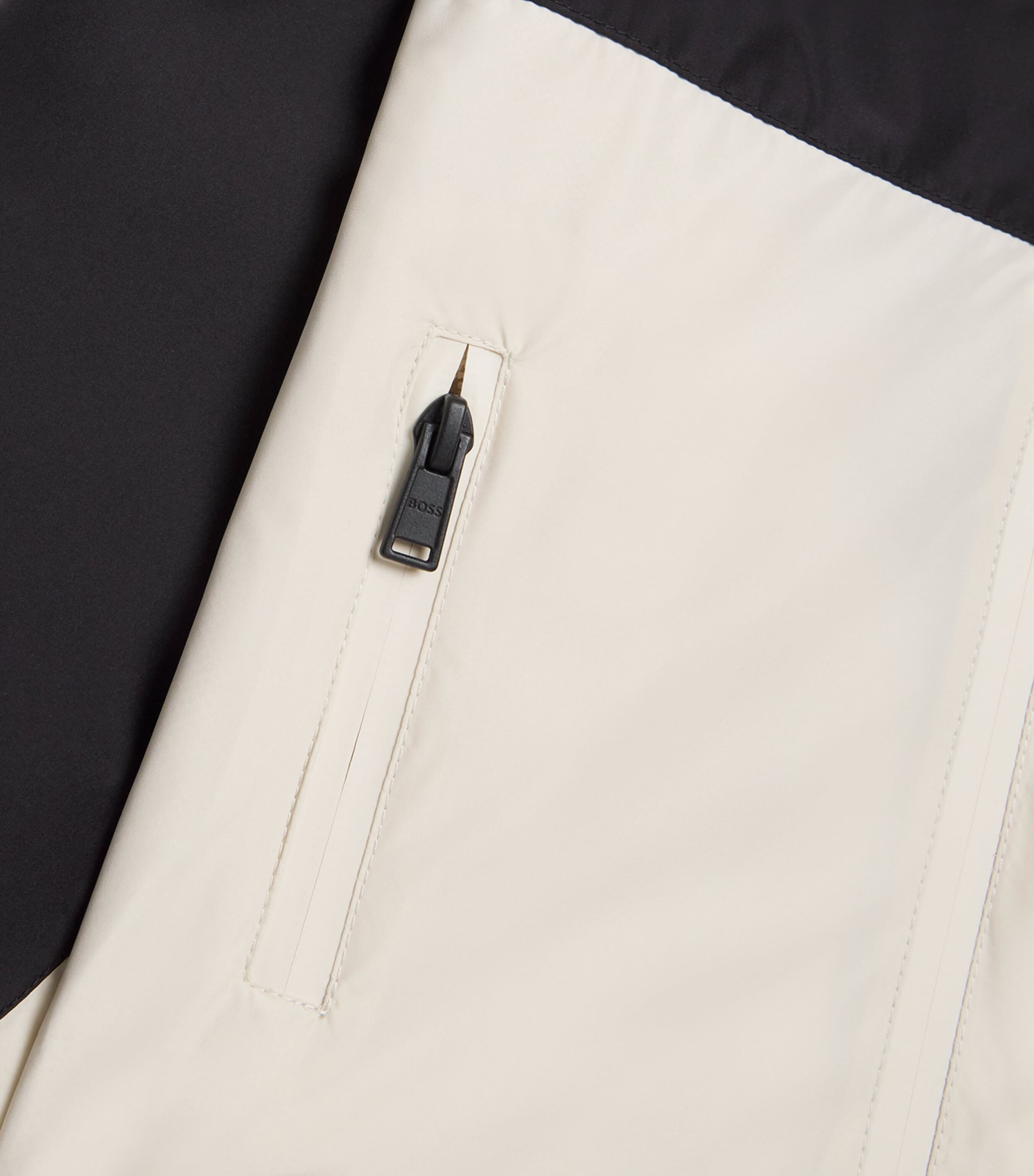 Logo Windbreaker Jacket (4-16 Years) 09B BLACK Image 3