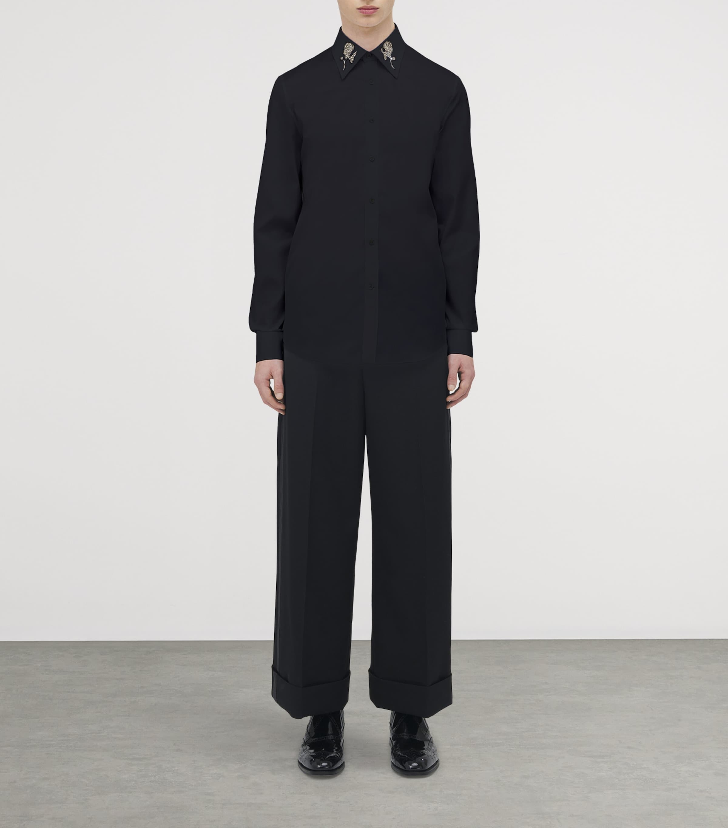 Cotton Embellished Shirt 1000 Image 2