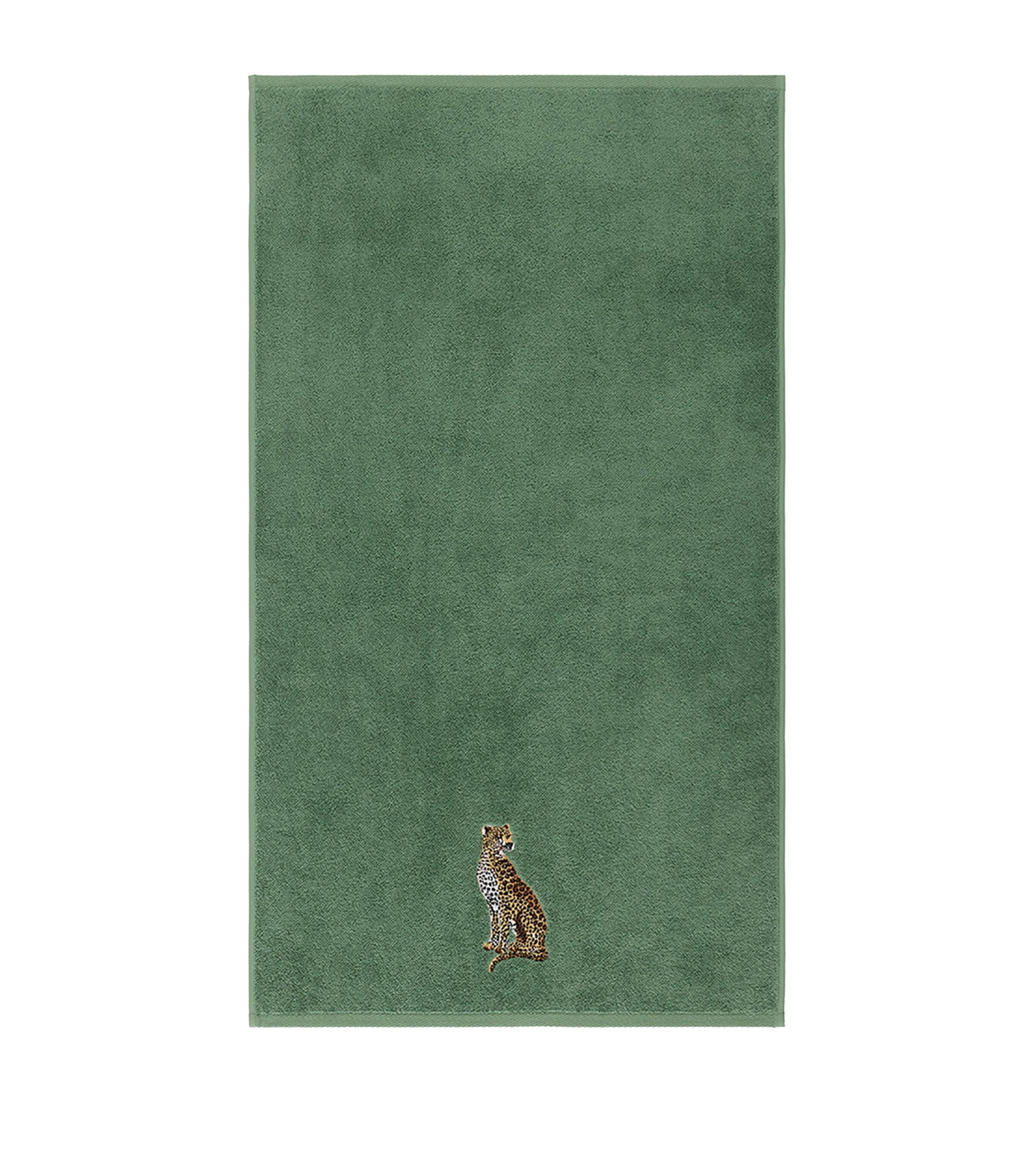 Contes Bath Towel (140cm x 70cm) GREEN Image 2