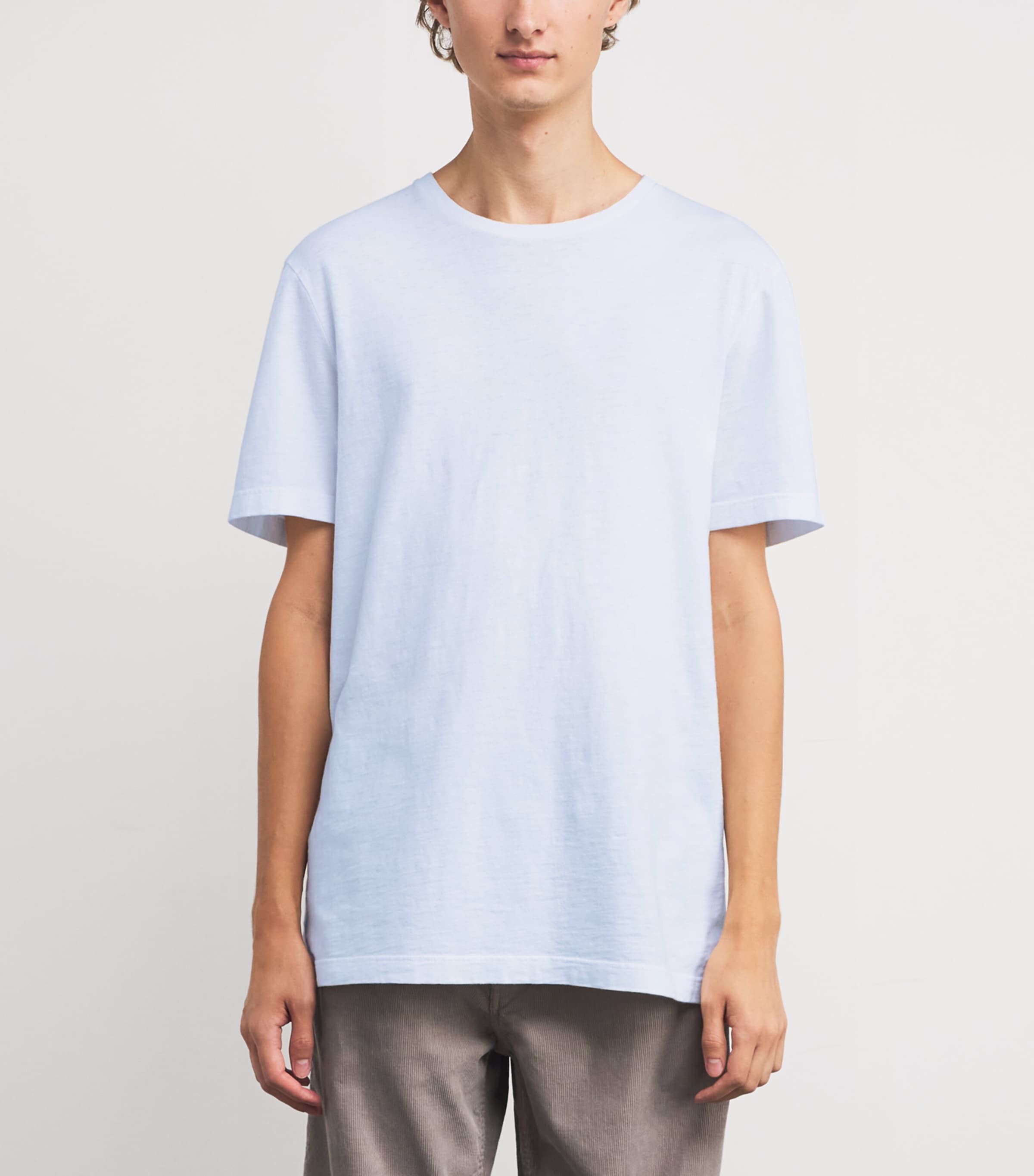 Luke Cotton T-Shirt WHITE Image 3