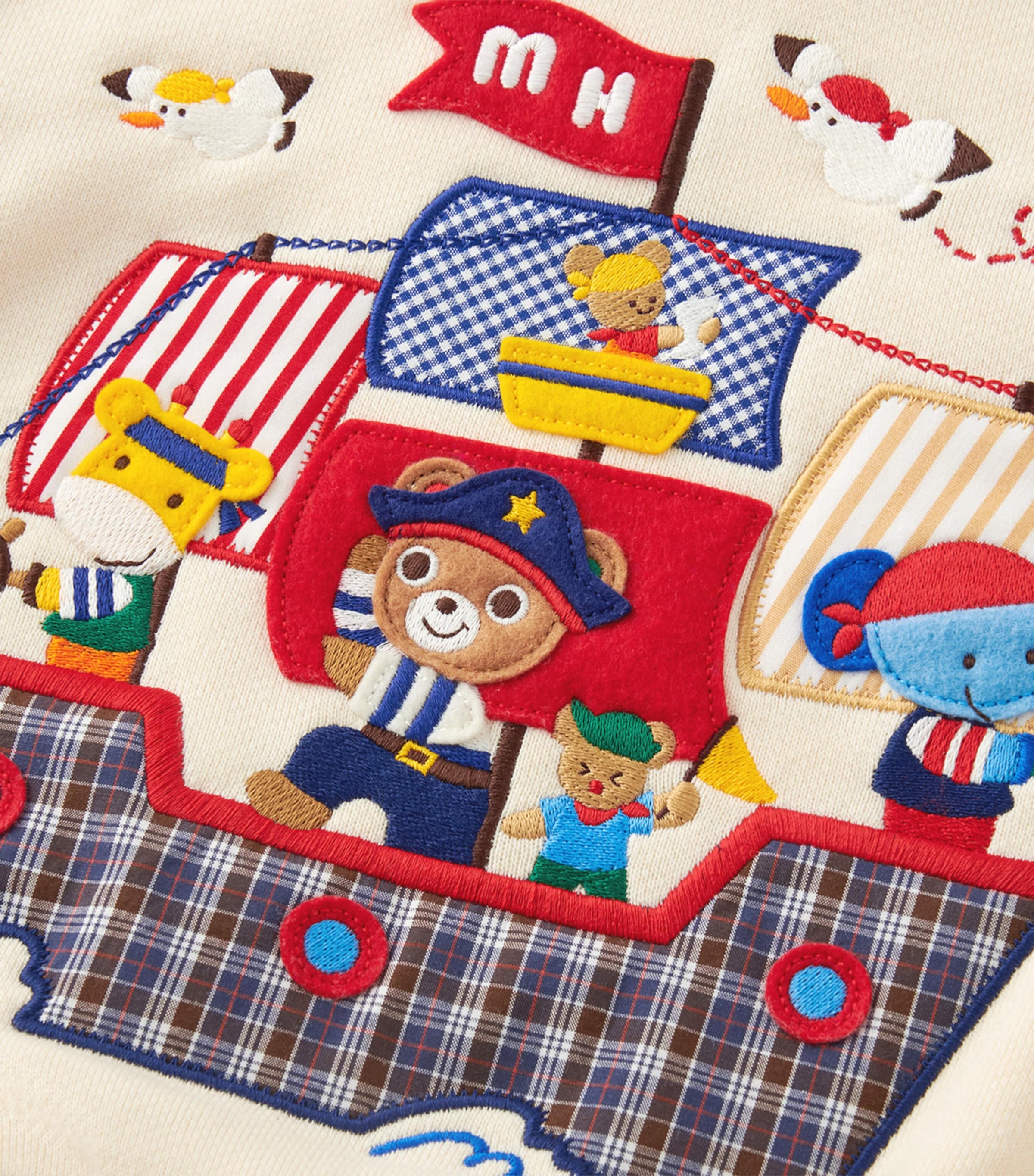 Cotton Pucci Pirate Ship Sweatshirt (2-7 Years) 87 Image 4