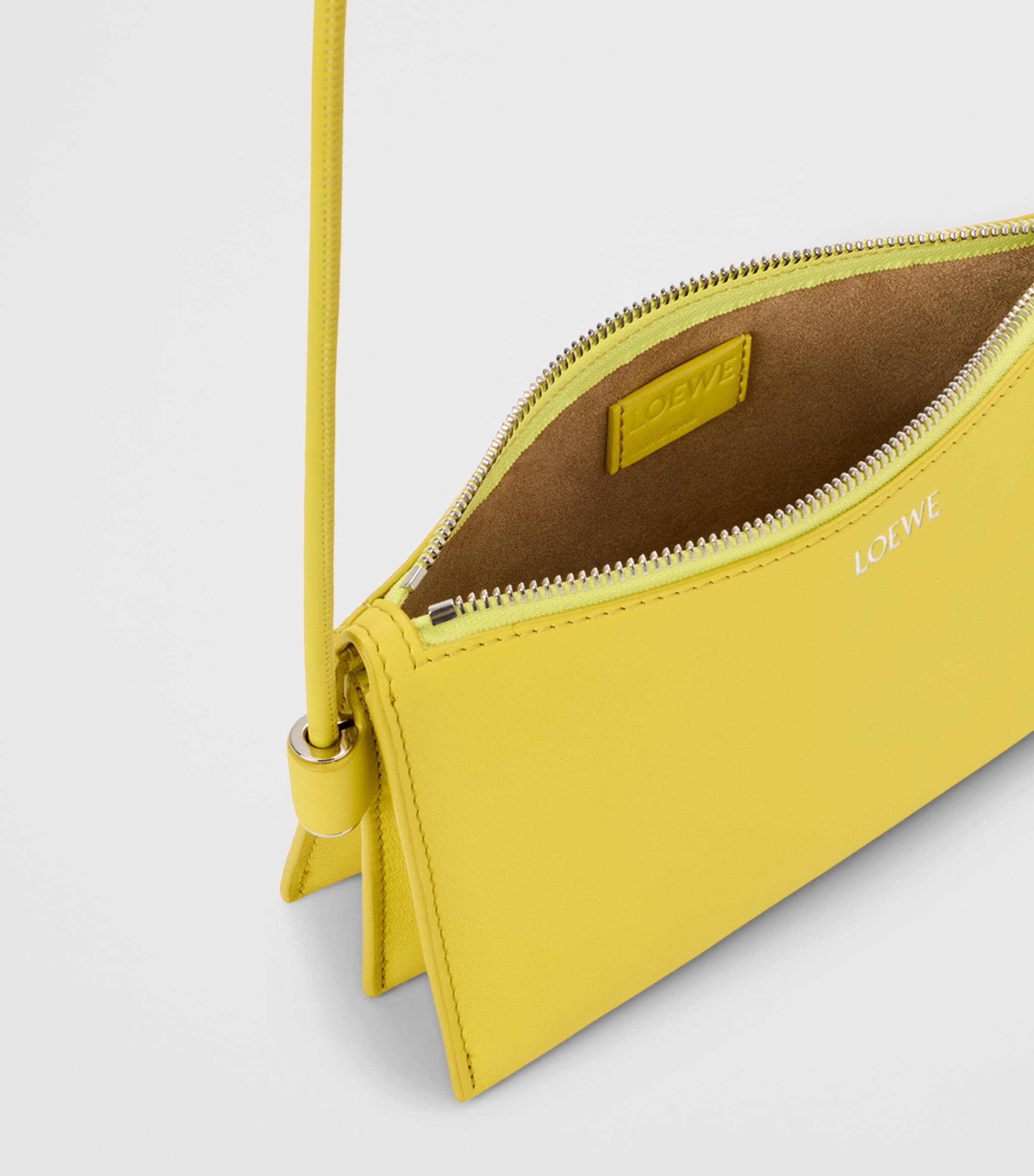 LOEWE Nappa Leather Joya Pouch Lemon Image 5