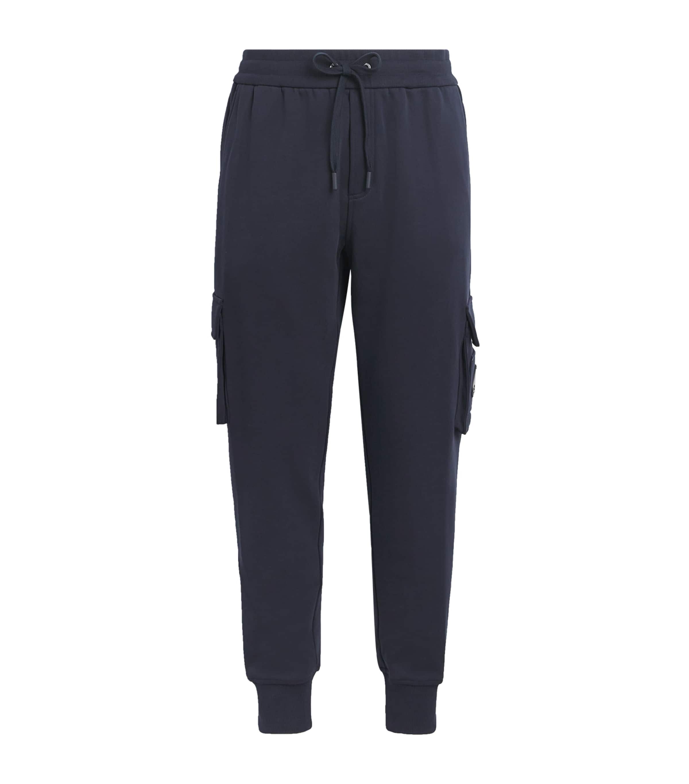 Moose Knuckles Hartsfield Cargo Sweatpants In Blue