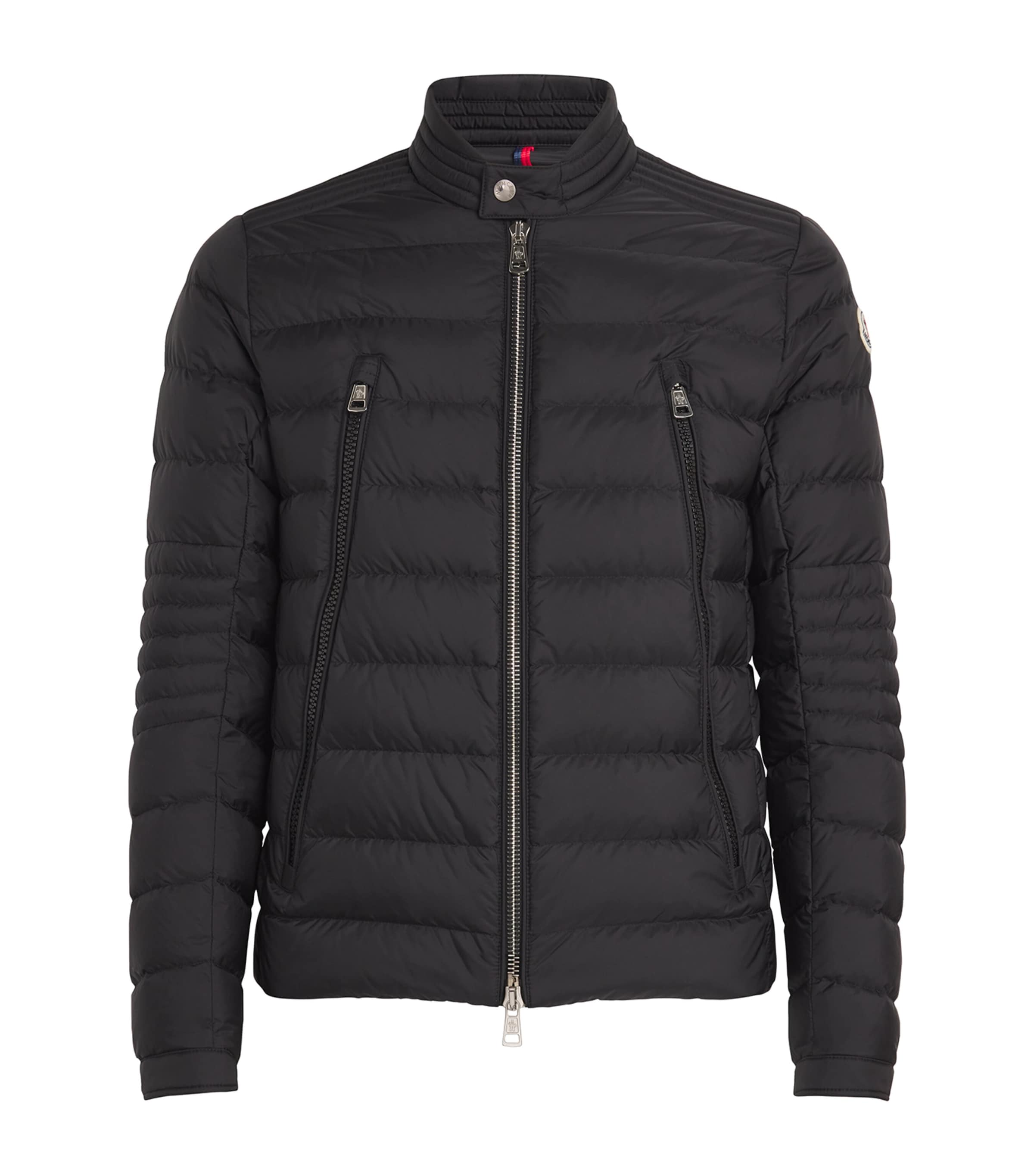 Moncler Amiot Feather-down Puffer Jacket In Black