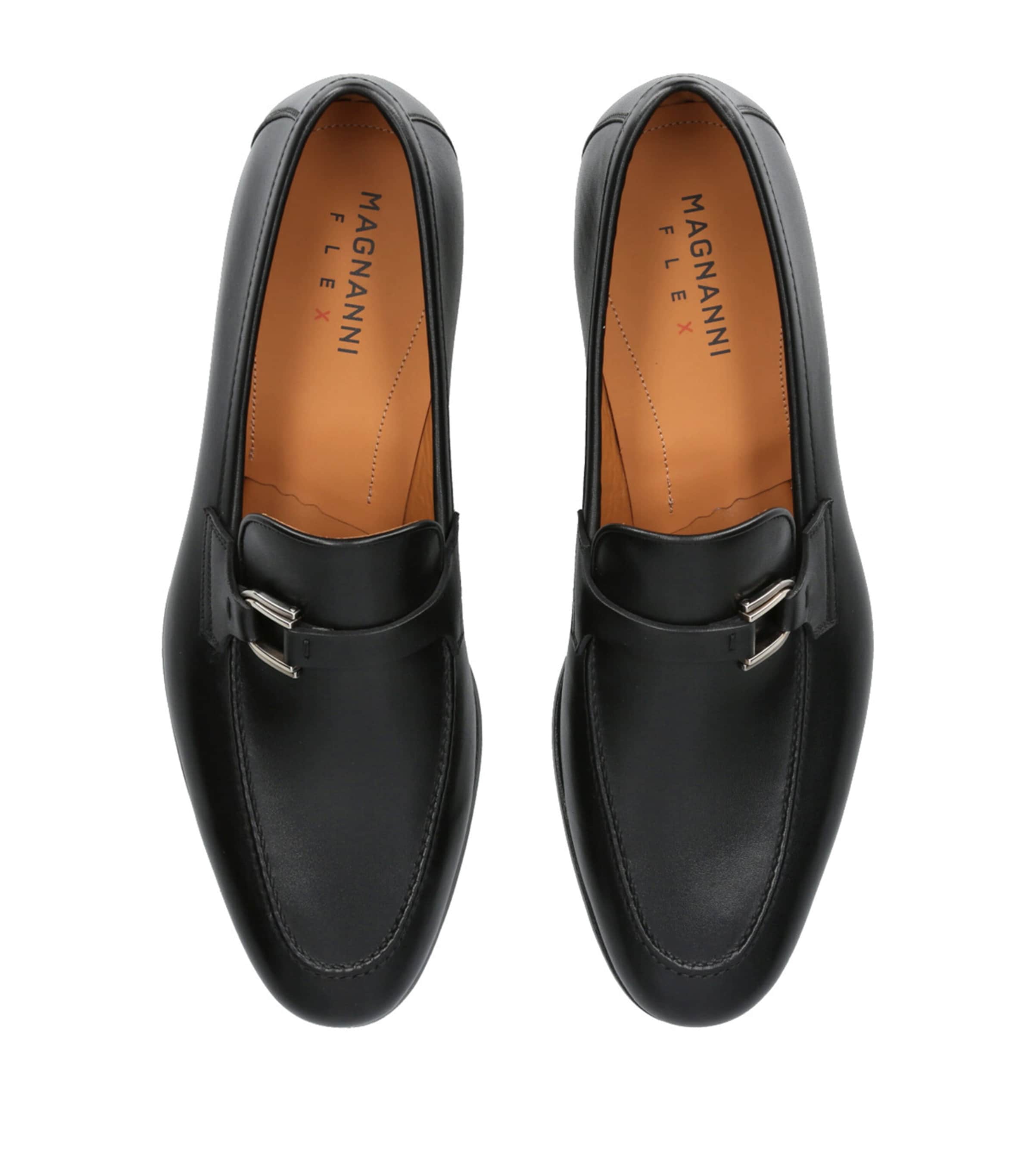 Magnanni Leather Loafers Black Image 4