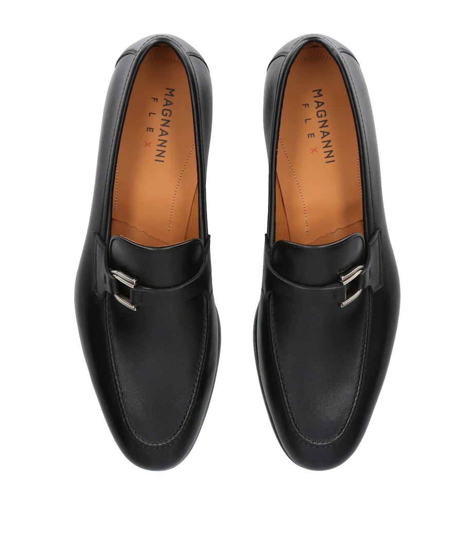 Leather Loafers BLACK Image 4