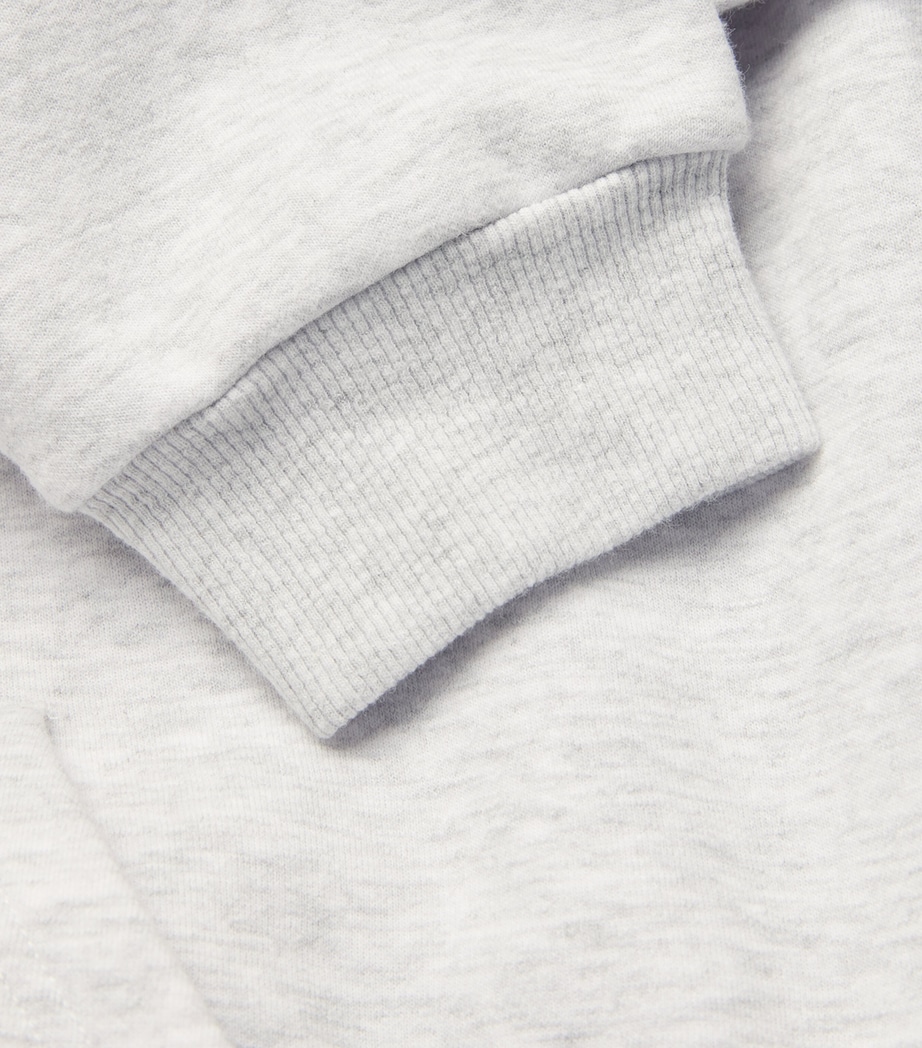 Cotton-Blend Fleece Classic Hoodie LIGHT HEATHER GREY Image 5