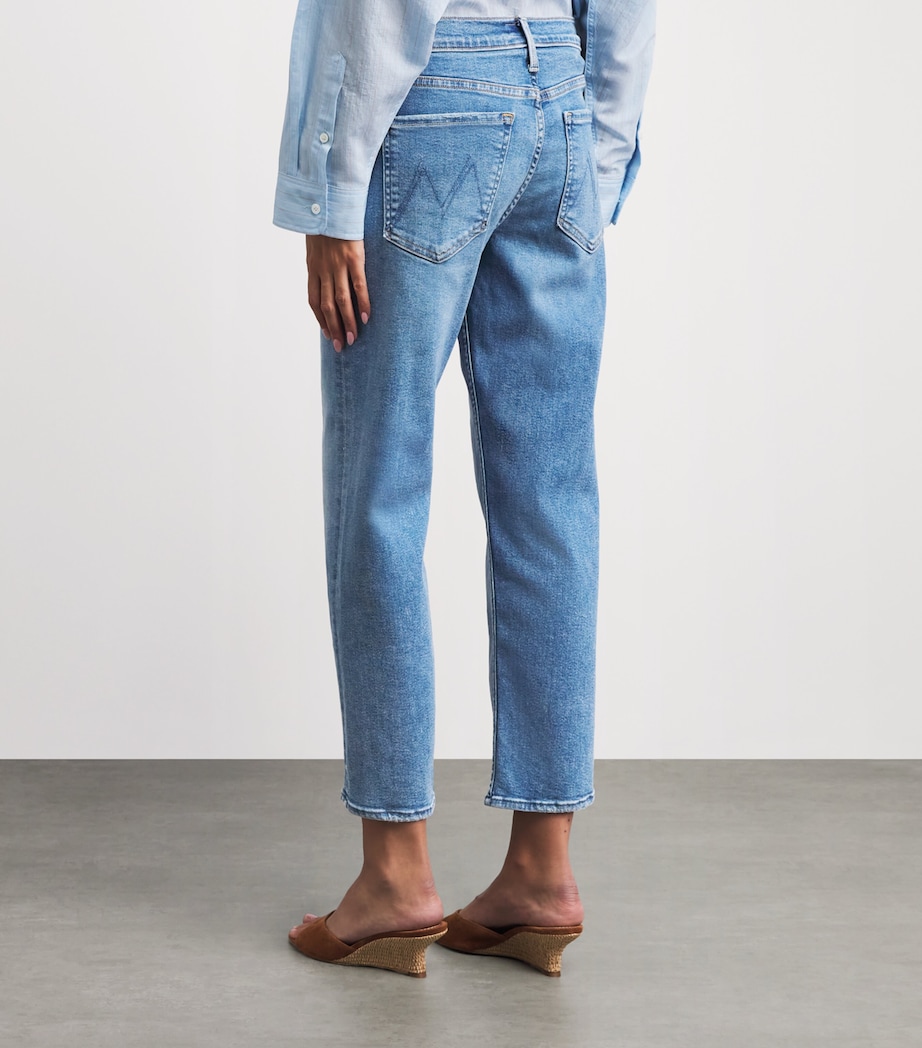 MOTHER Womens The Newbie Ankle Jeans Fbt Float My Bo Image 5