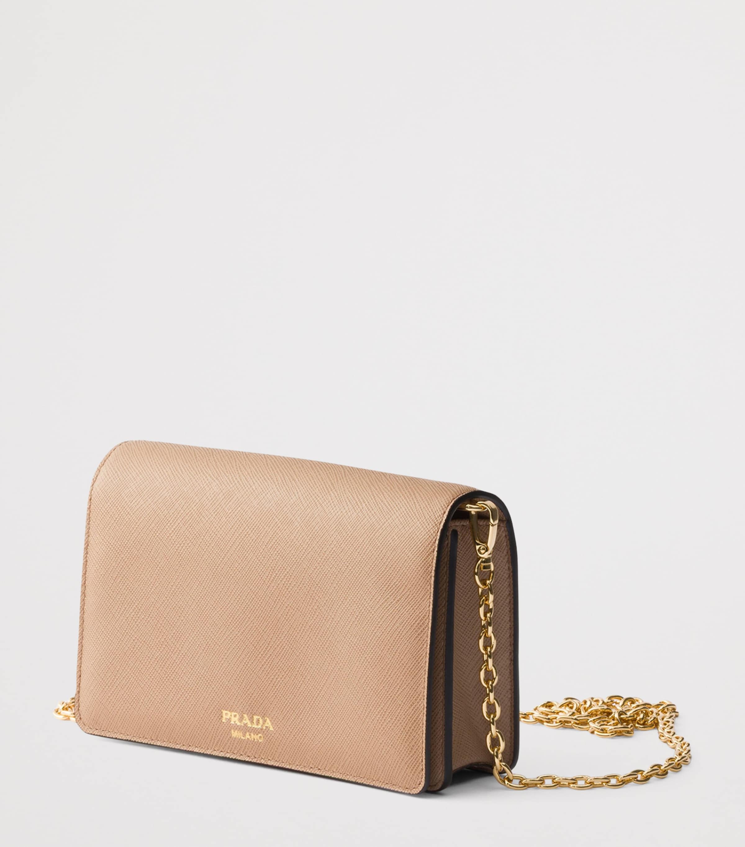 Prada Mini Saffiano Leather Cross-Body Bag Powder Image 2