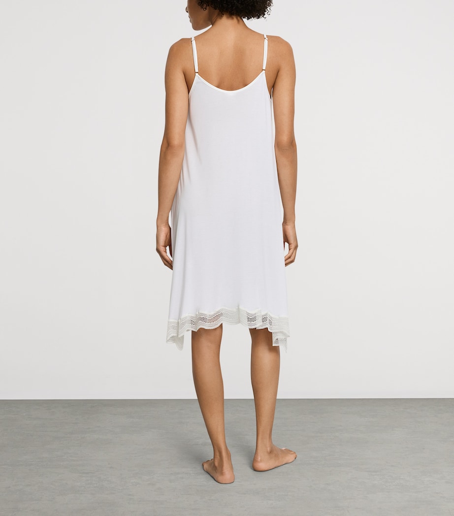 Hanro Womens Modal Cira Nightdress Off White Image 3