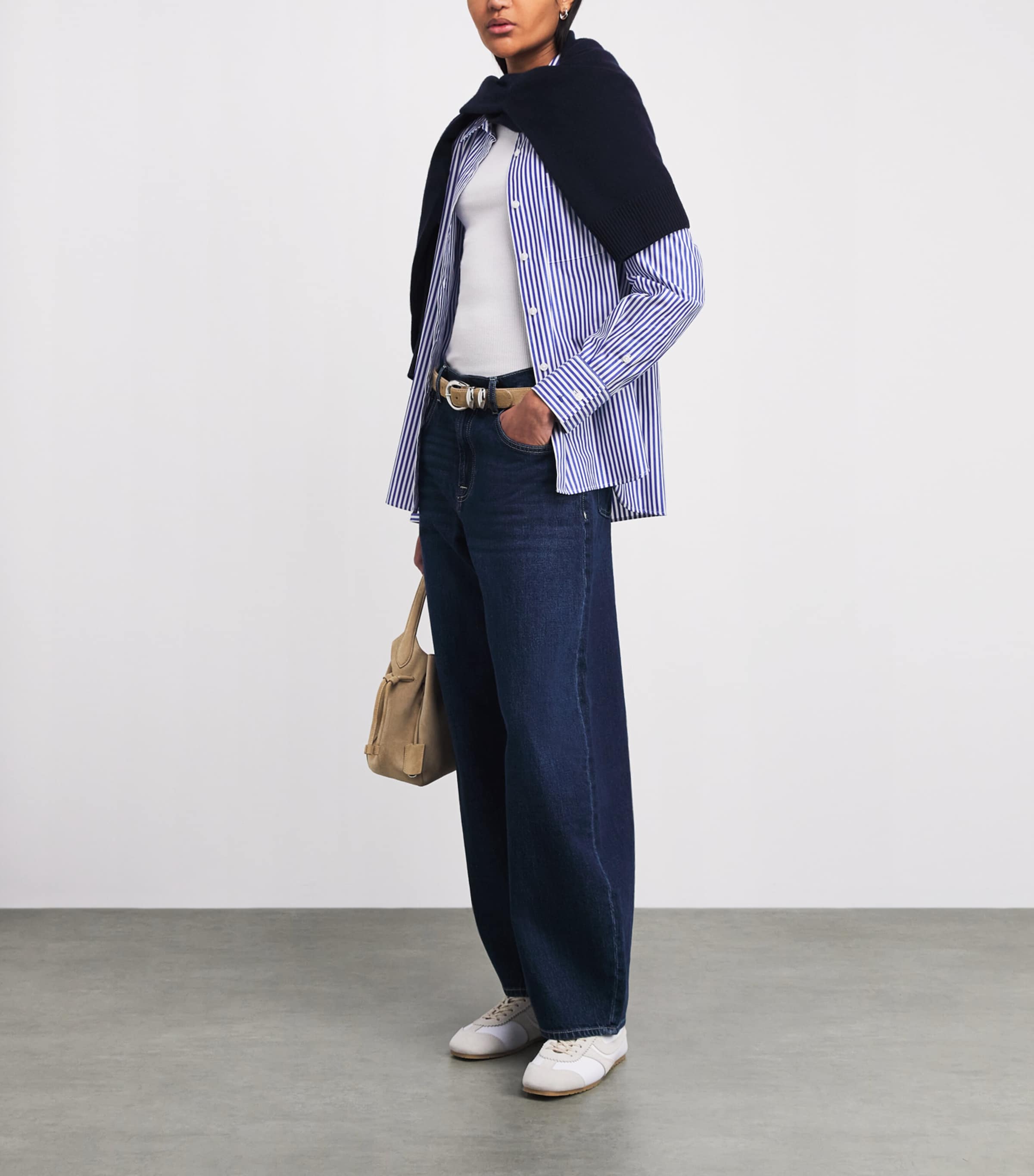 Rag & Bone Womens Stripe Connie Shirt Nvyst Image 2