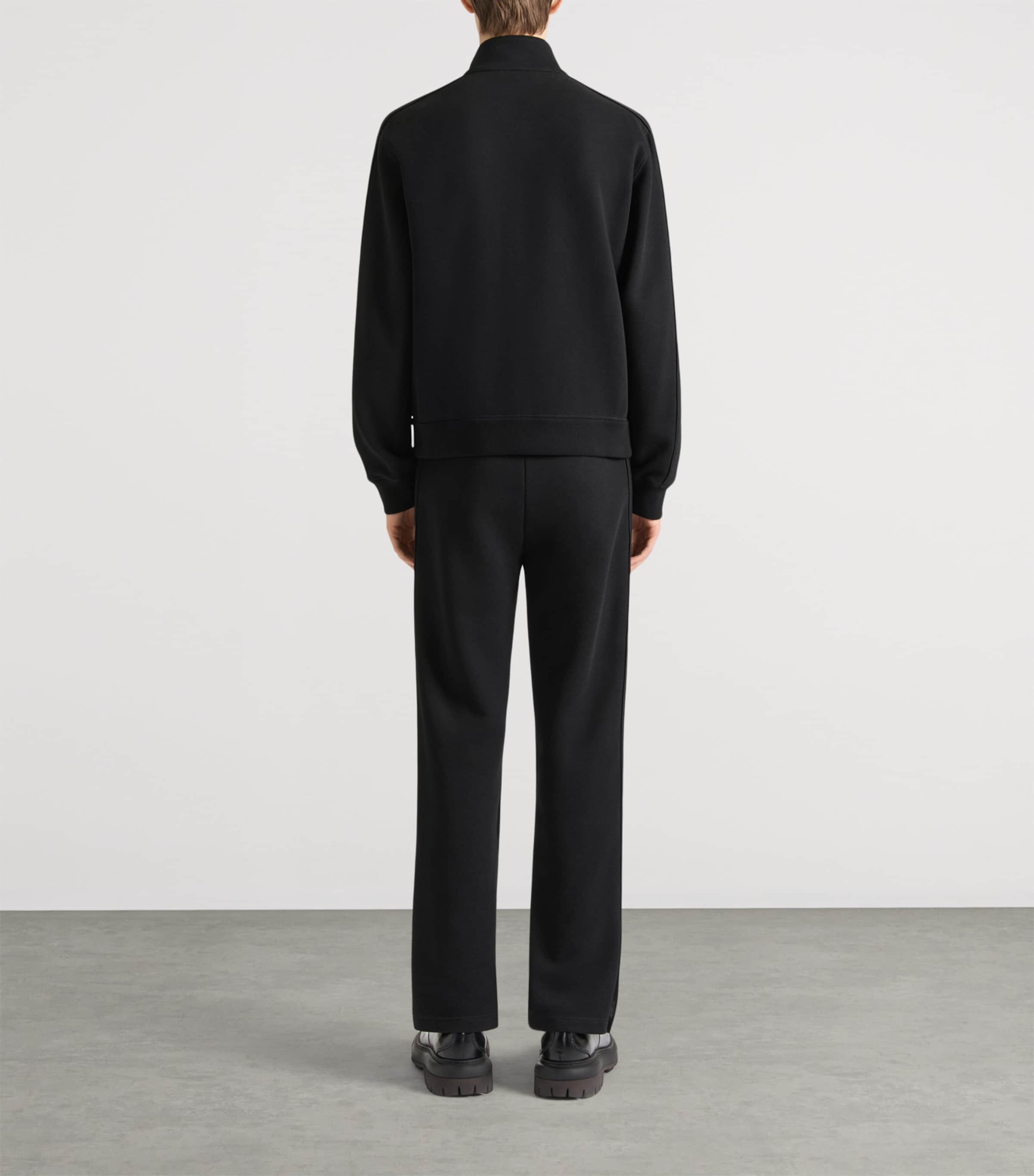 Givenchy Mens Straight Press-Stud Sweatpants Image 4