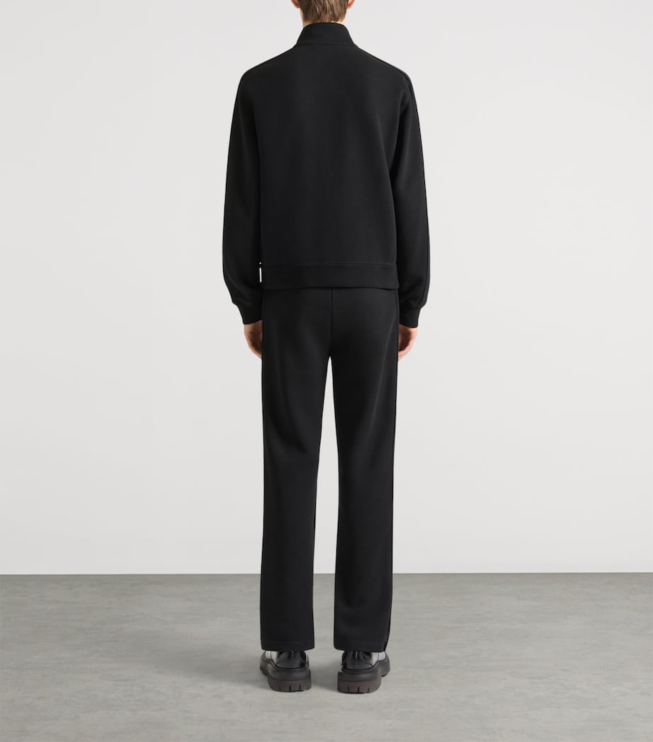 Givenchy Mens Straight Press-Stud Sweatpants Image 4