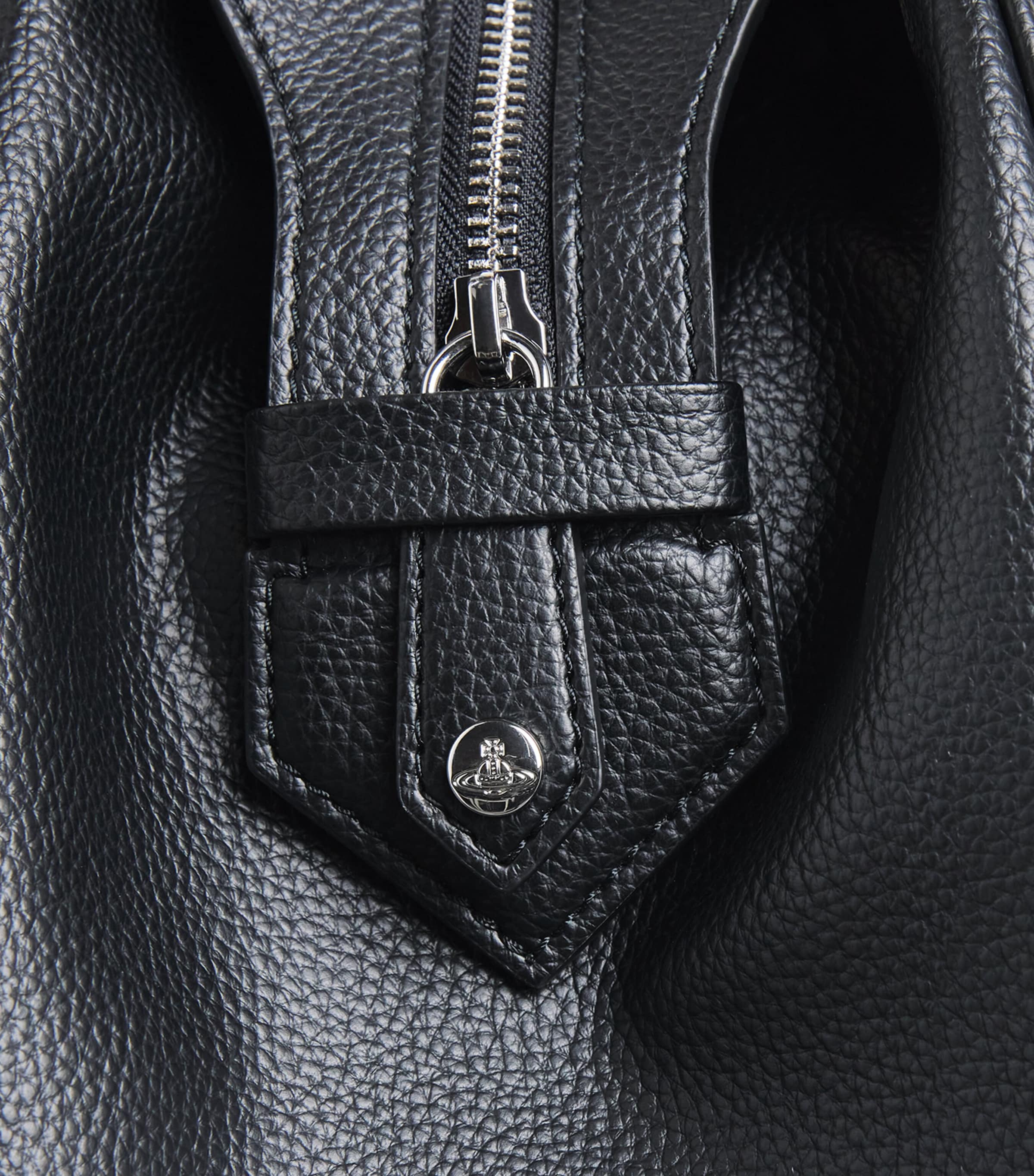 Vivienne Westwood Large Yasmine Top-Handle Bag Black Image 5