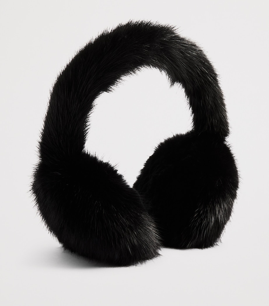 Yves Salomon Mink Fur Earmuffs Image 3