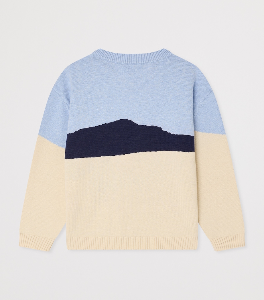Cotton Beach Sweater (10-14 Years) INDIGO Image 1