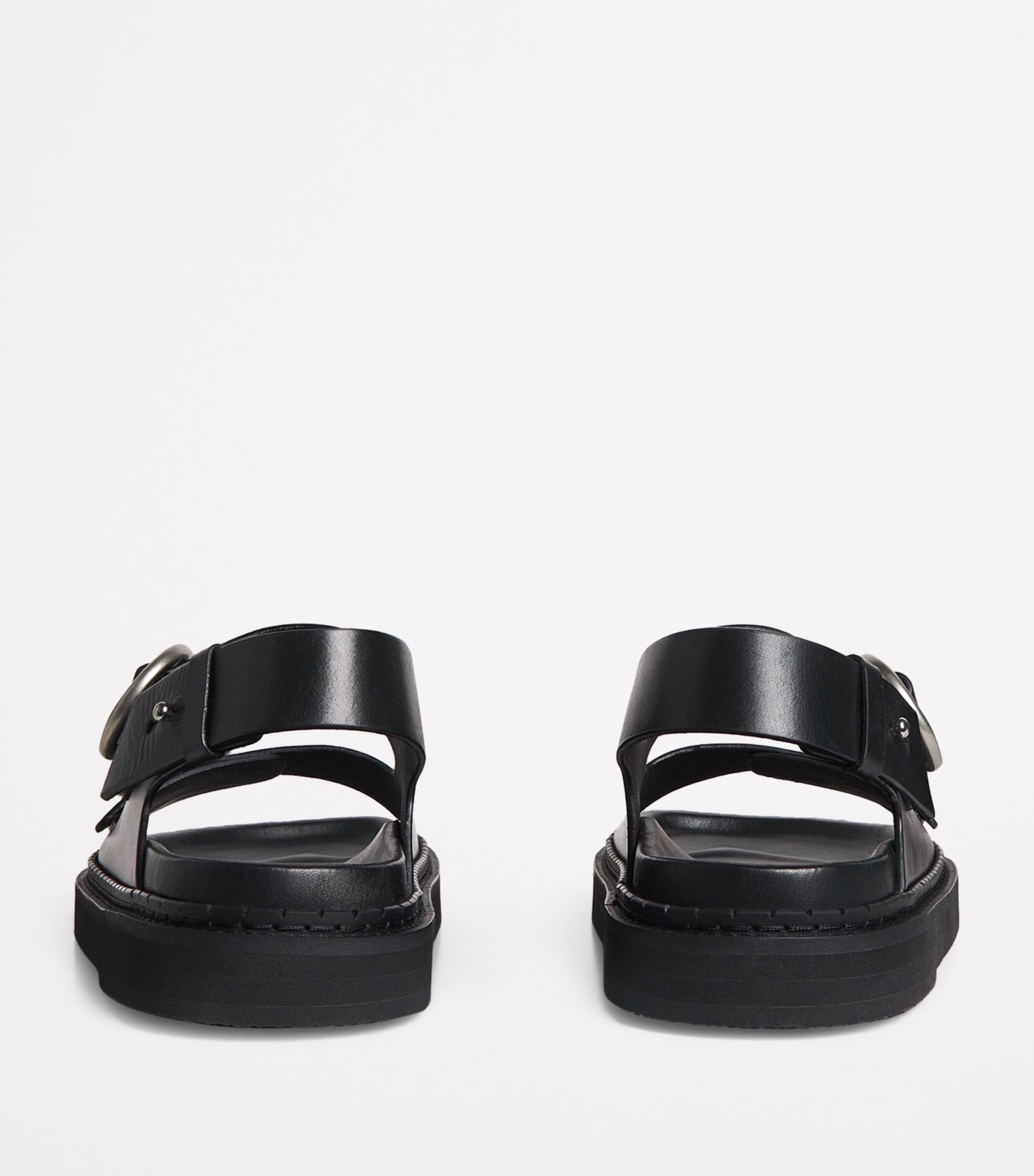 AMI Paris Leather Fussbet Sandals | Harrods US