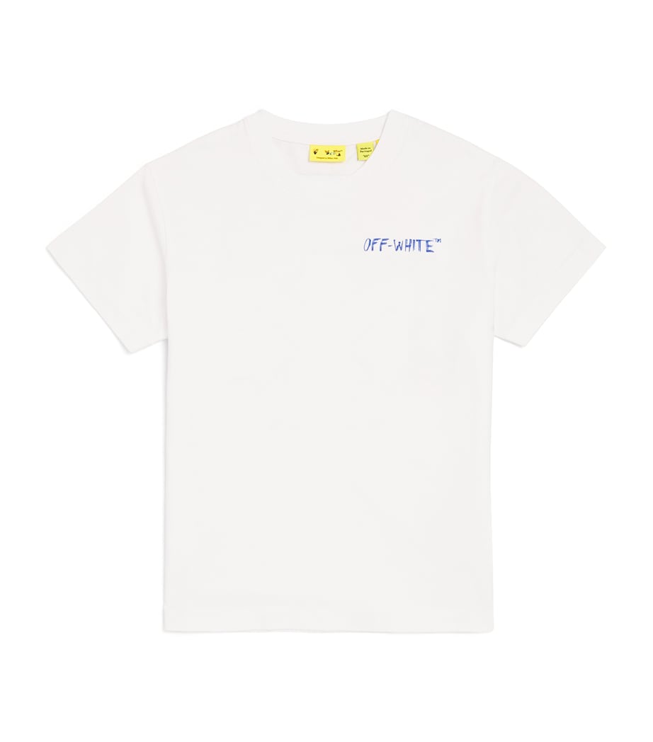 Cotton Arrows T-Shirt (4-12+ Years) WHITE Image 1