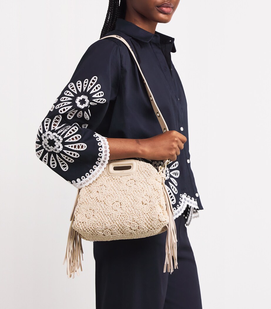 Crochet Miss M Shoulder Bag ECRU Image 2
