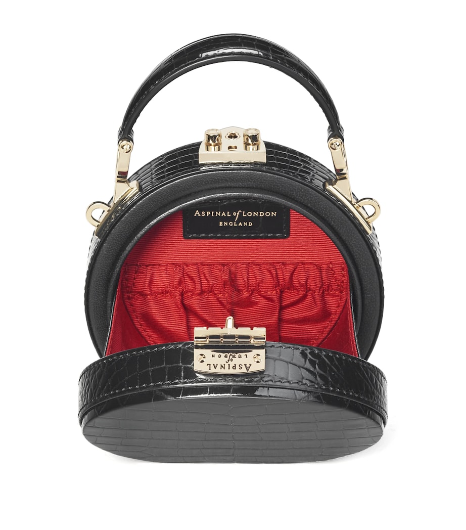 Micro Hat Box Bag BLACK Image 5