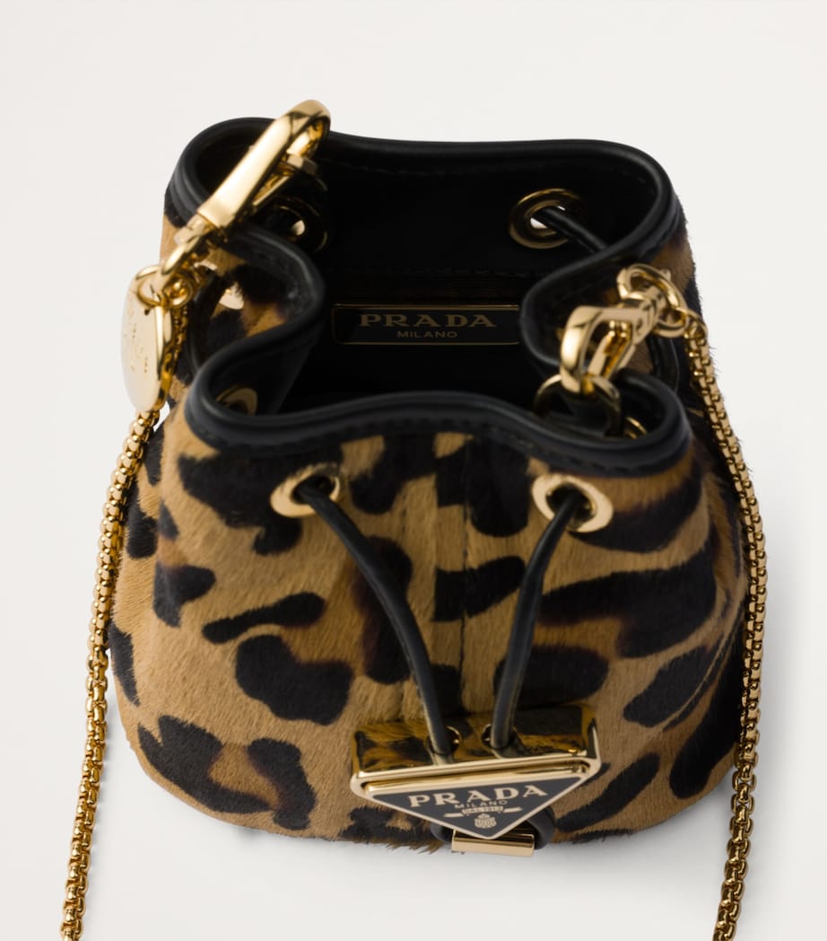 Mini Leather Leopard Cross-Body Pouch F0151 Image 4