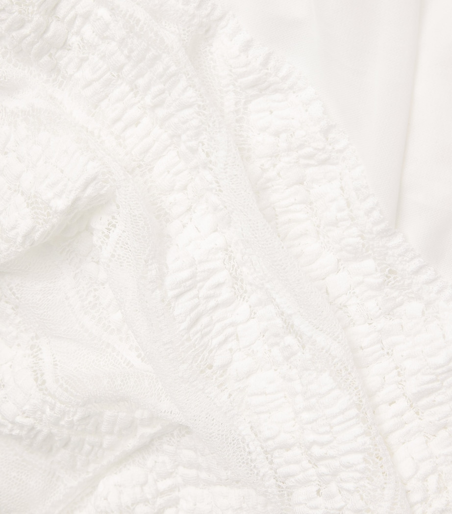 Knitted Haze Mini Skirt WHITE Image 6