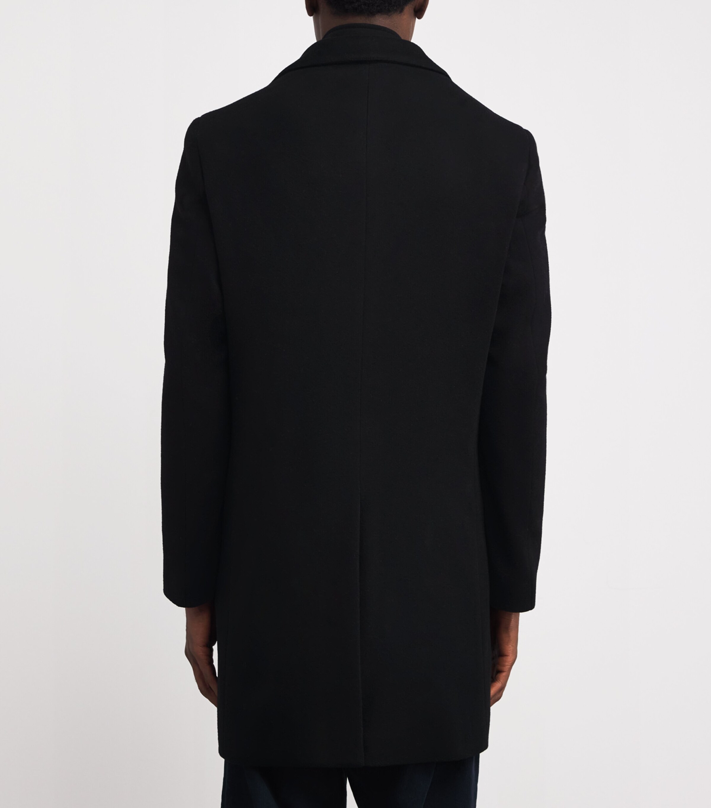 Wool Overcoat 20 BLACK Image 4