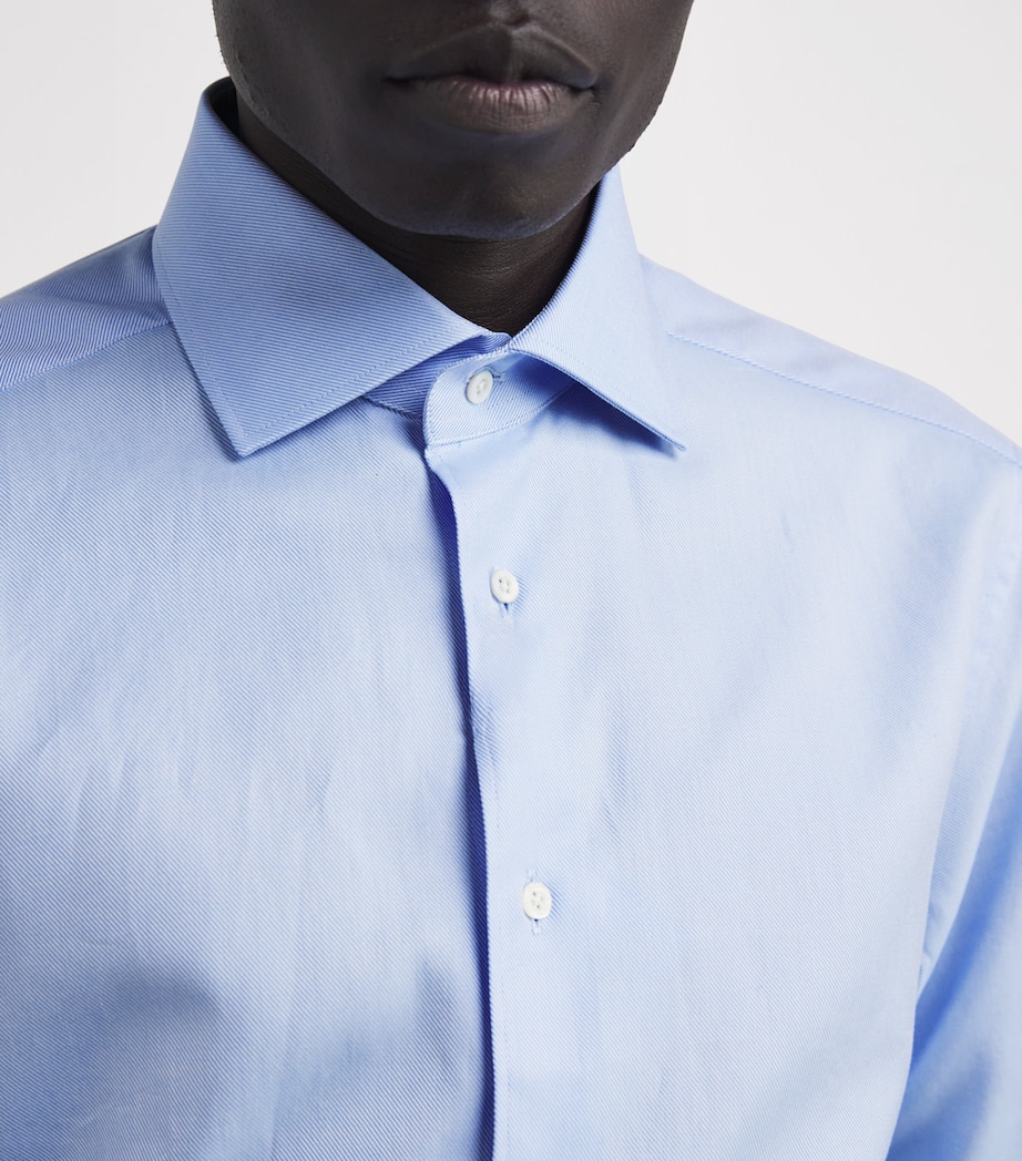 Cotton Formal Shirt 006 BLUE Image 6